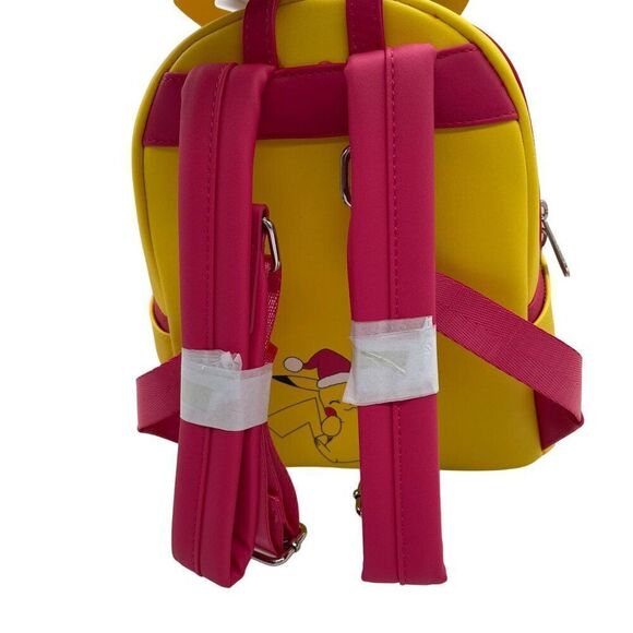 Loungefly Backpack Pokémon Santa Pikachu String Lights Light Up Mini Christmas - Picture 8 of 14